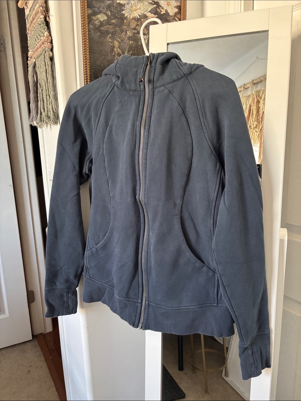 Lululemon Hooded Zip-Up Jacket - navy Blue